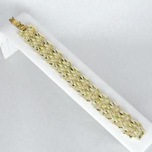 Vintage 1960s Coro Pegasus Gold Chainlink Bracelet